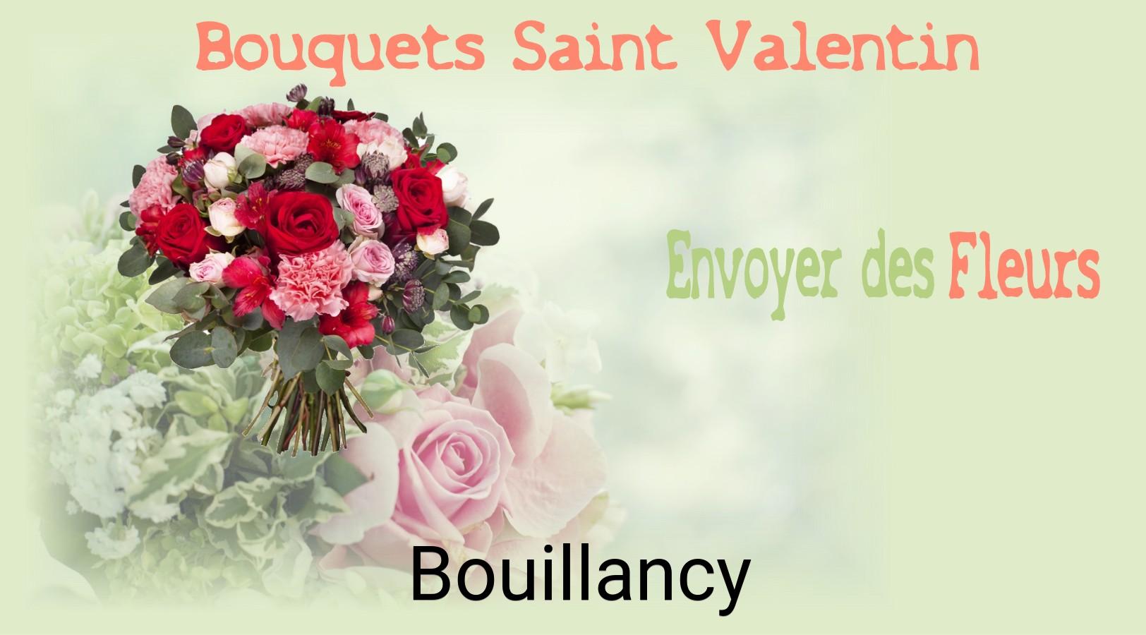 Roses de Saint-Valentin livrées à Bouillancy